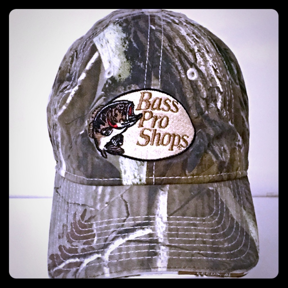 Bass Pro Shops Realtree Hat Fishing 6 Panel Strap